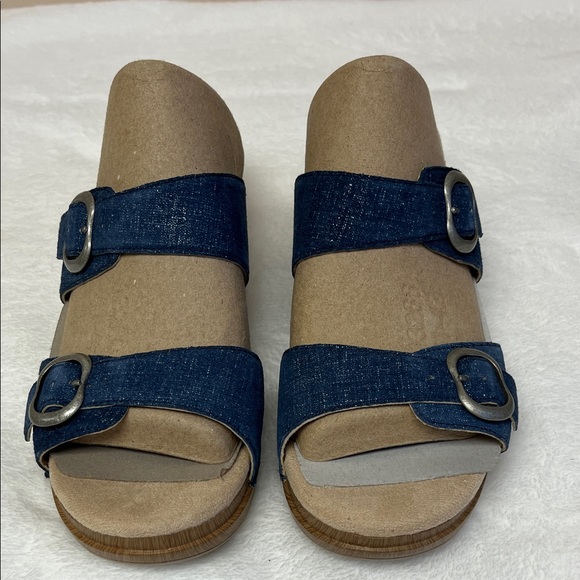 🤩NEW Dansko Women's Sophie Slide Sandal - Blue Denim🤩 - Picture 8 of 15